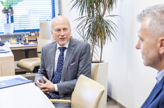 Od lewej: prof. J. Sęp, M. Nowakowski,