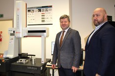 Od lewej: prof. P. Koszelnik, J. Ruszkowski,