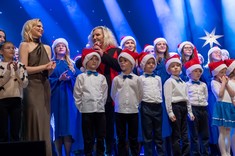 Koncert świąteczny dla żołnierzy WOT pełniących służbę w obronie granic Polski,