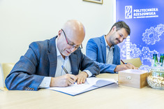 Od lewej: prof. J. Sęp, W. Misiura,