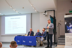 Otwarcie seminarium przez rektora prof. P. Koszelnika,