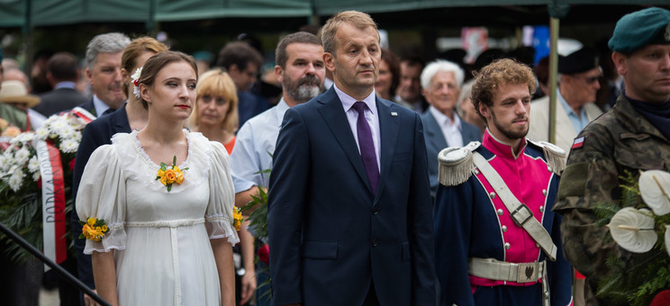 Wieniec od Politechniki Rzeszowskiej z okazji 74. rocznicy Powstania Warszawskiego