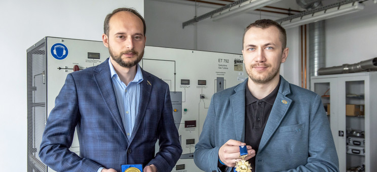 From the left: Michał Kuźniar, PhD, Eng., Arkadiusz Bednarz, PhD, Eng.,